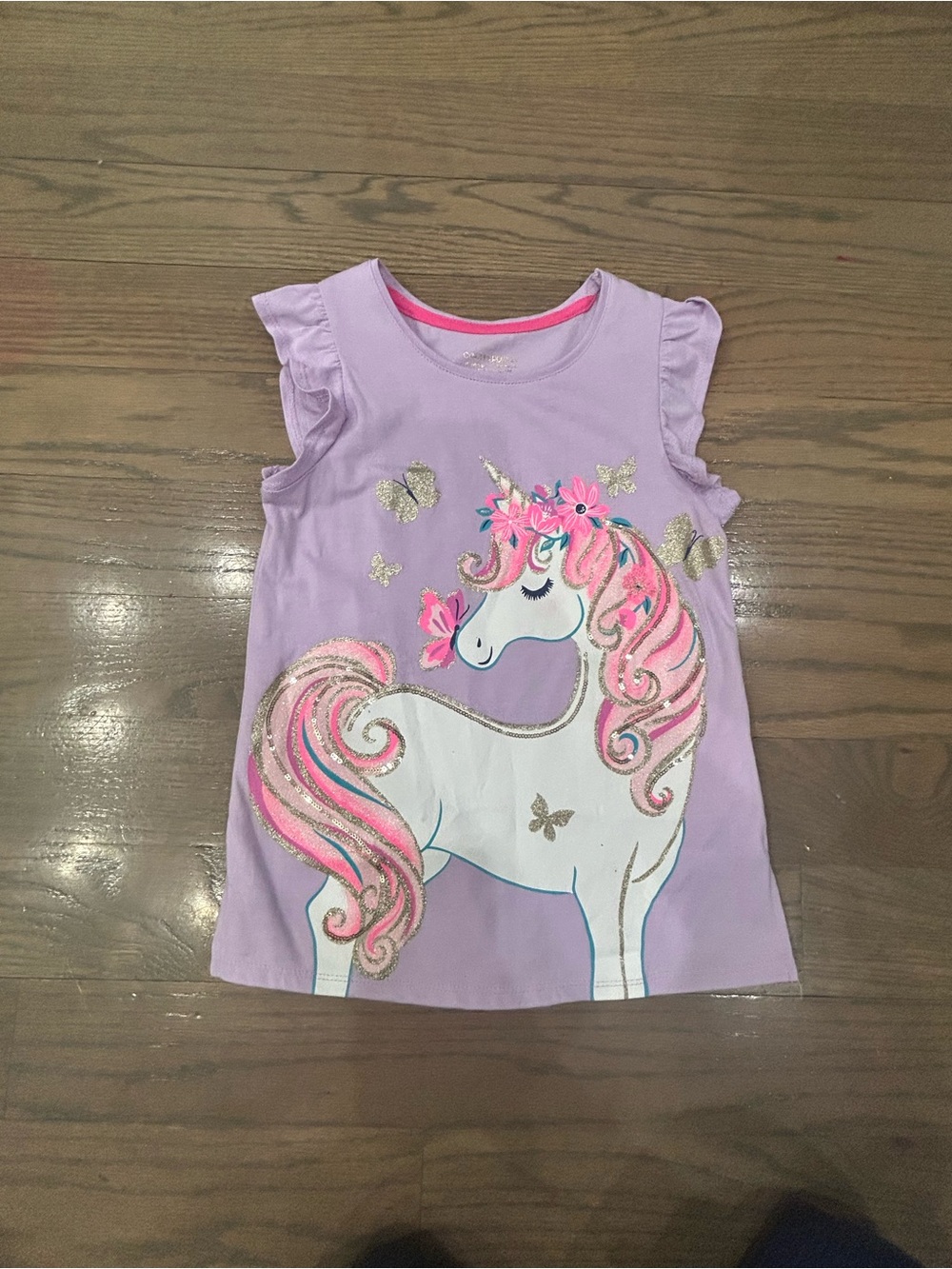 Cynthia Rowley Girls Unicorn Palette Shirt Size M (7/8) – Brand New
